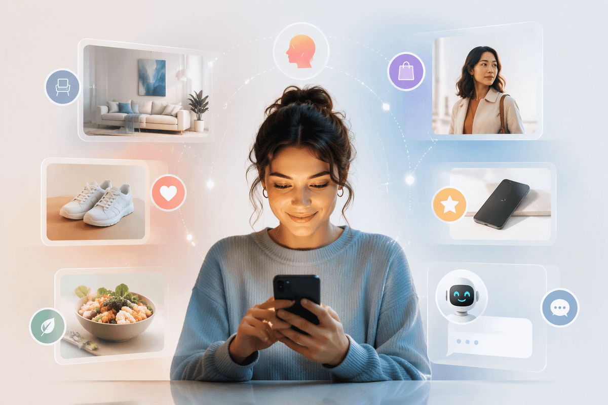 Editorial illustration for Personalization as an Everyday Expectation in How AI Is Changing Consumer Expectations for Speed, Personalization, and Service.